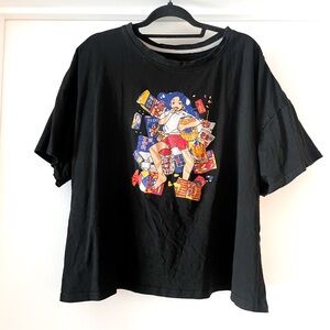 Graphic Black Tee - Short Sleeve